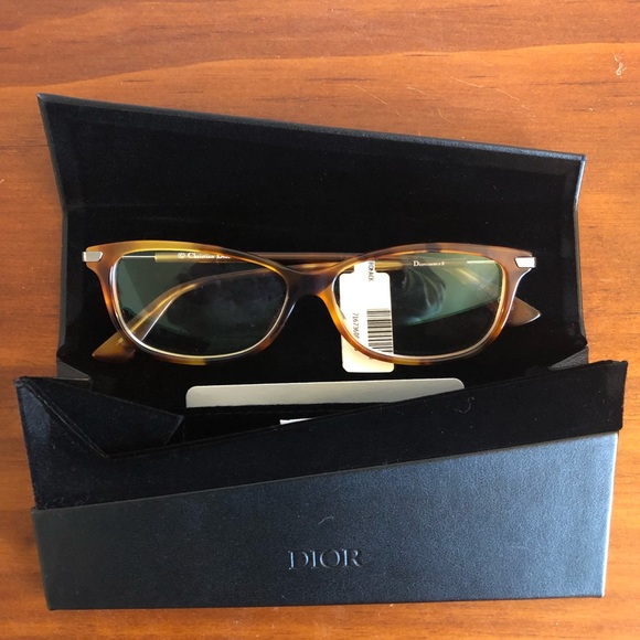 Christian Dior Dioressence 8 0SX7 53 - Light Havana Optical Glasses - Picture 2 of 4